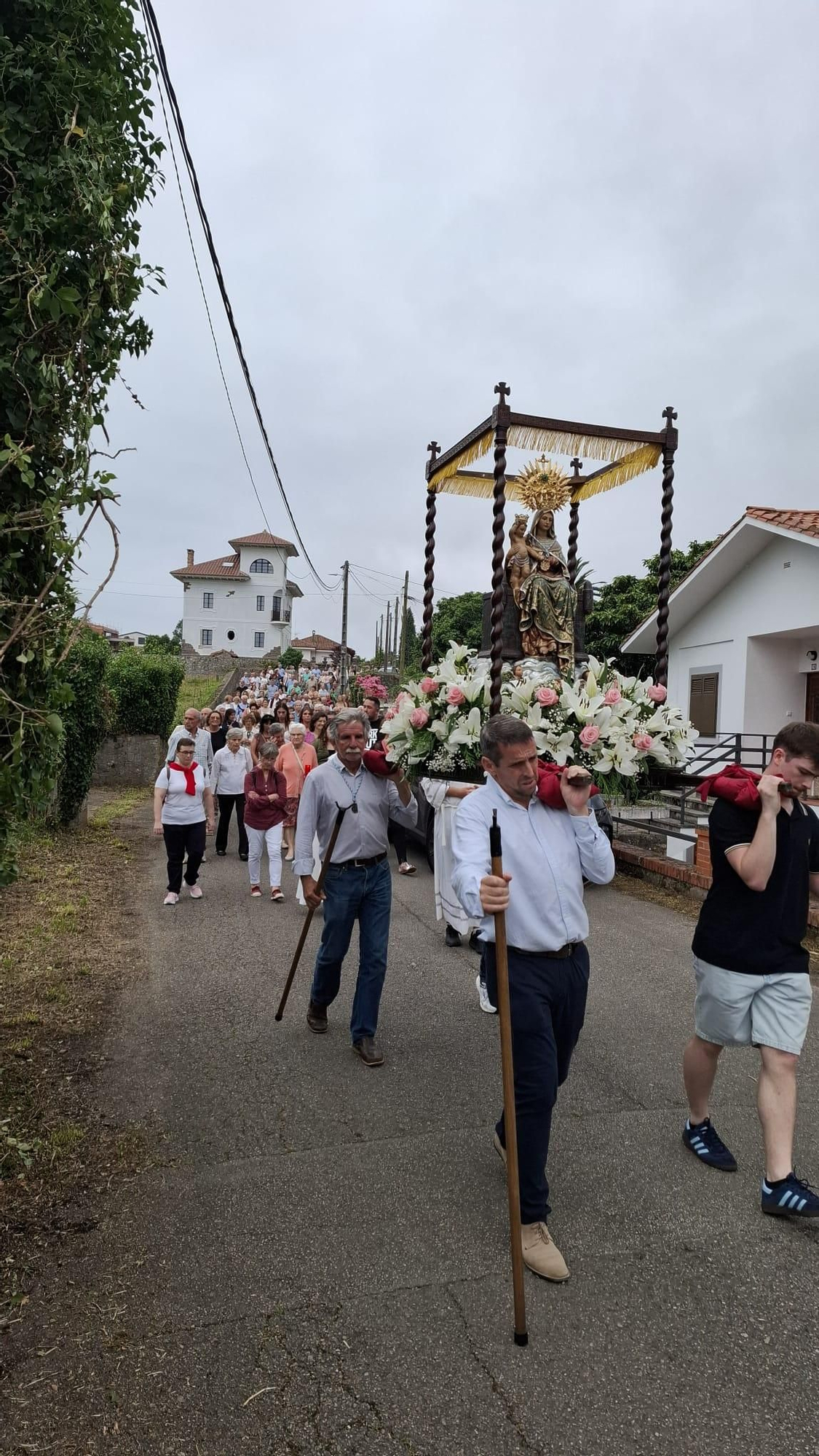 Procesión de Nuestra Señora de Loreto en Colunga