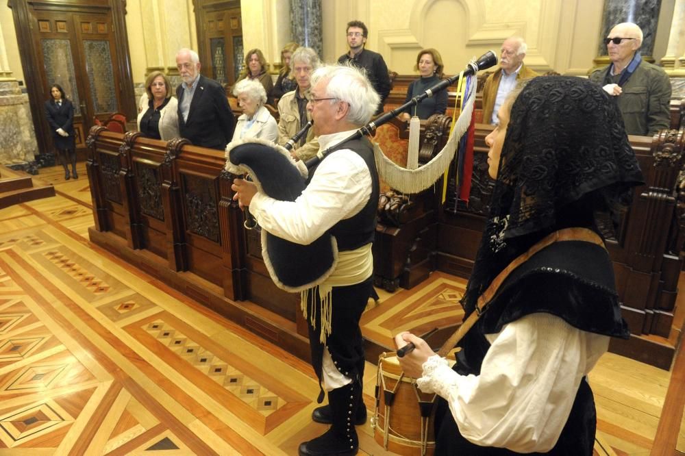 Homenaje a María Teresa Alvajar de la CRMH en A Co