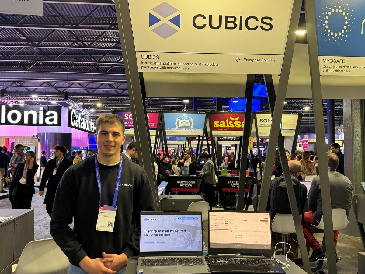Martí Güell, el cofundador de Cubics, al 4YFN.