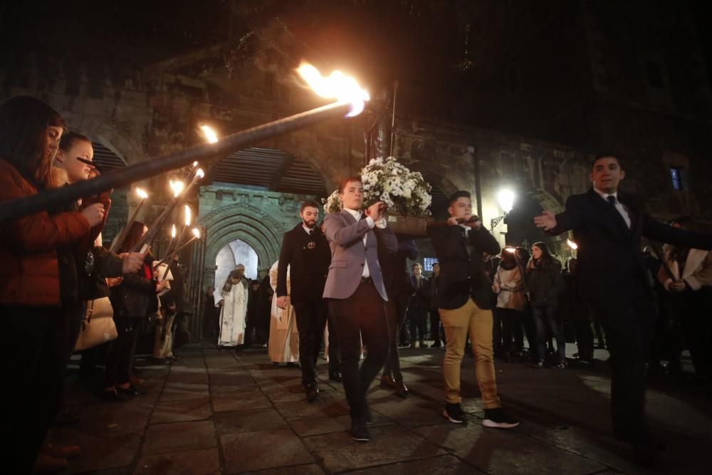 Procesión de San Nicolás en Avilés