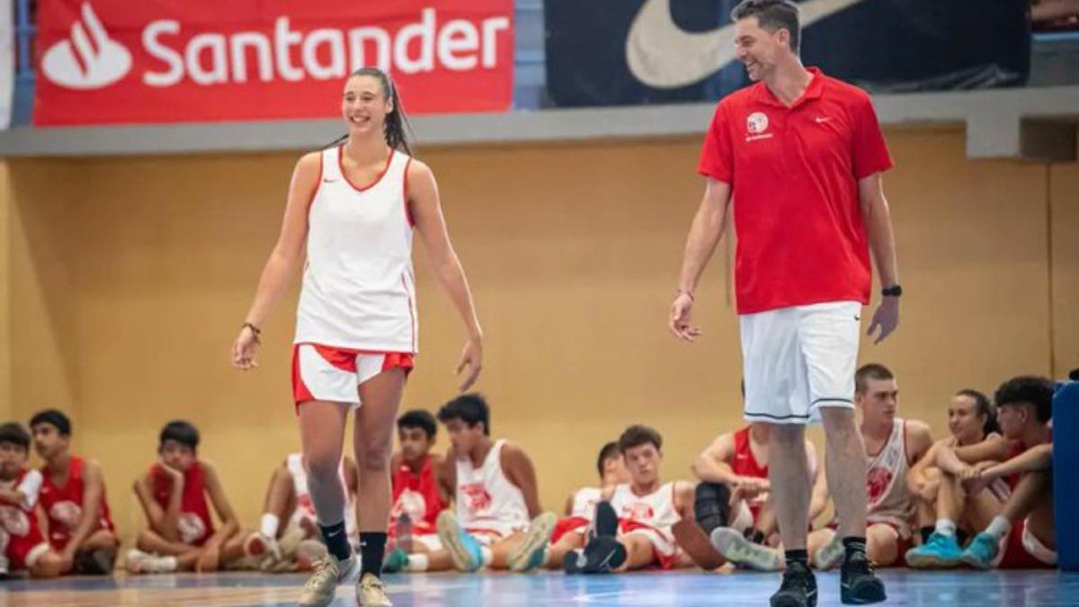 Raquel Carrera, junto a Pau Gasol, el mejor jugador de baloncesto de la historia de España