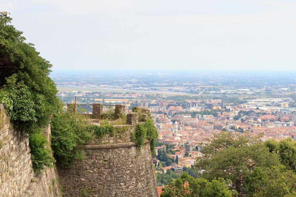 Bergamo Città Alta centro histórico más bello Italia