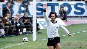 El delantero alemán Gerd Muller en 1972
