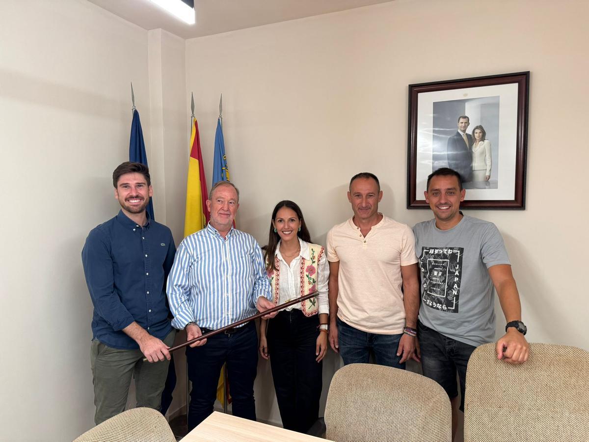 Ferrando, junto al resto de gobierno