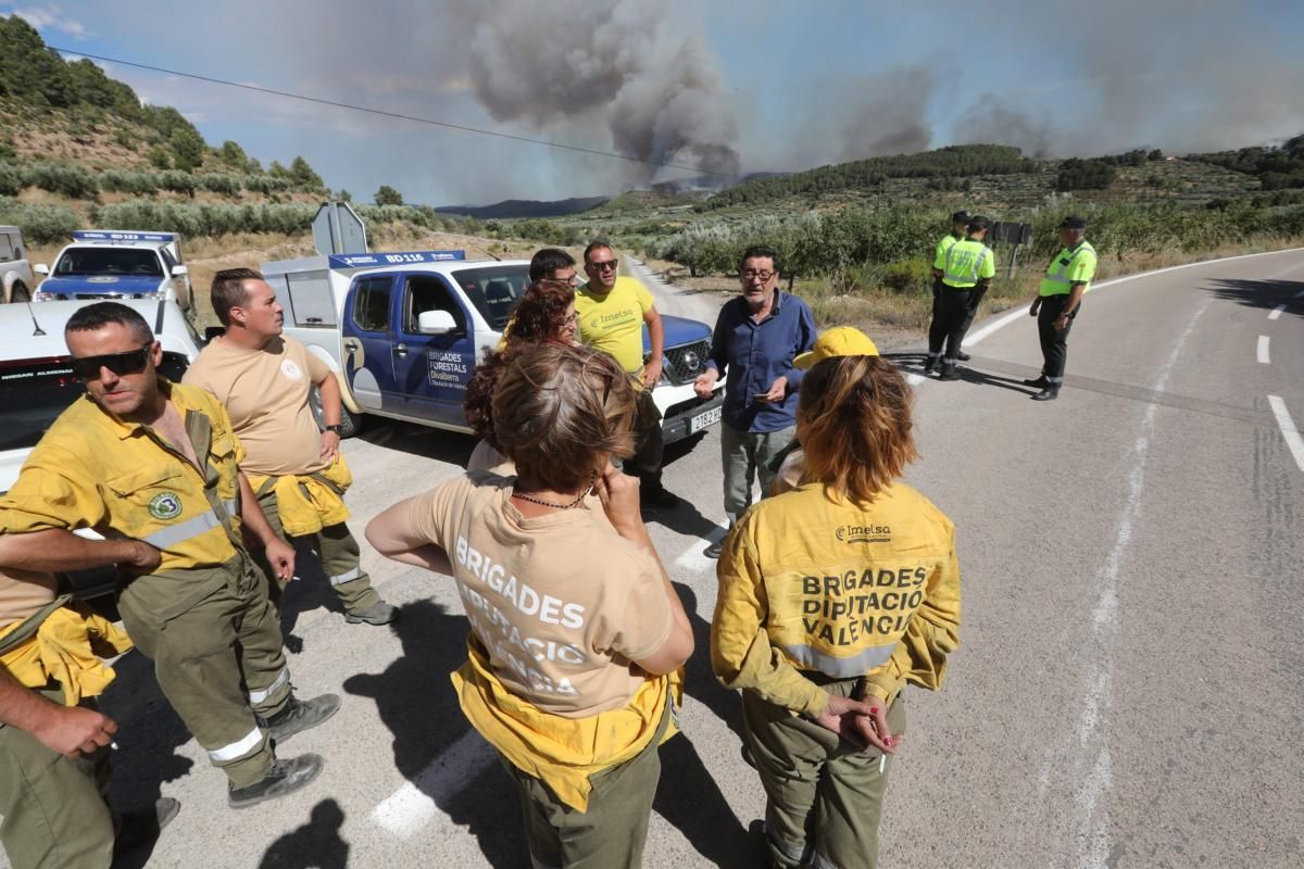 Incendio en la Serra Calderona