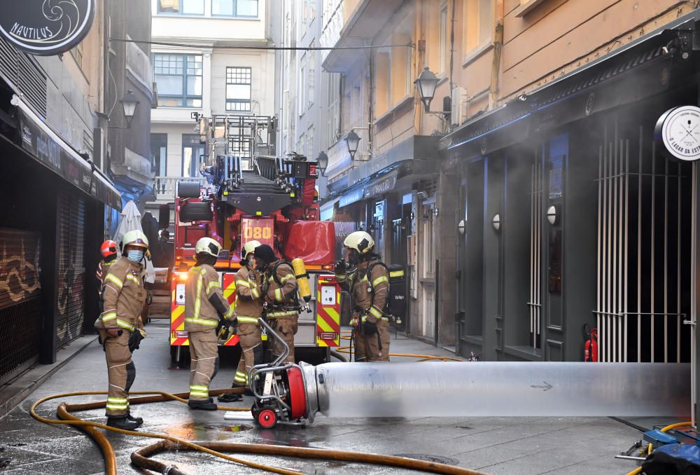 Incendio en la calle de la Estrella