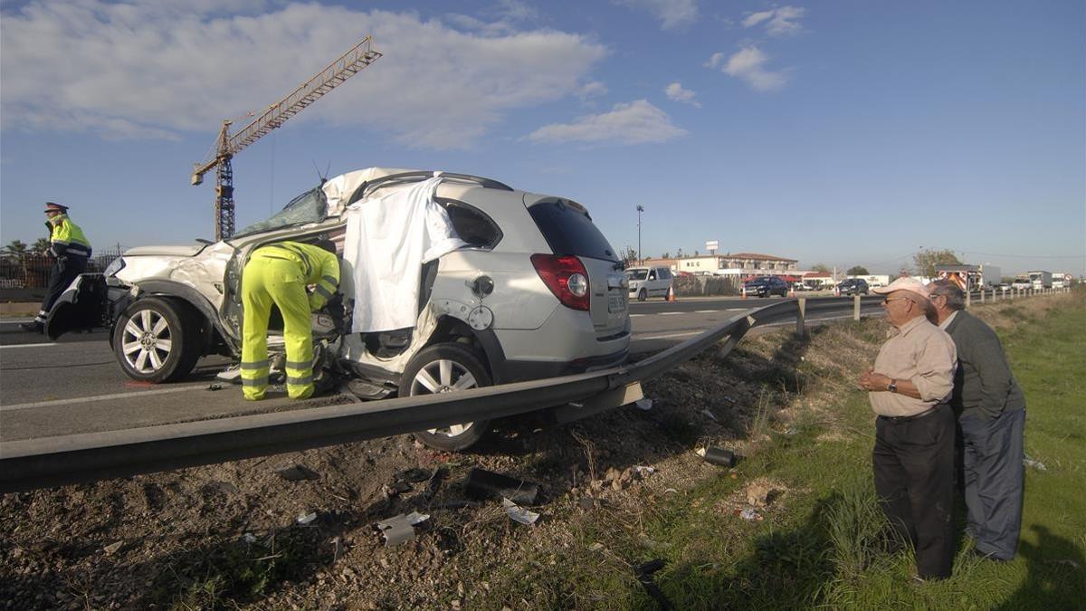 Accidente mortal en la N-340