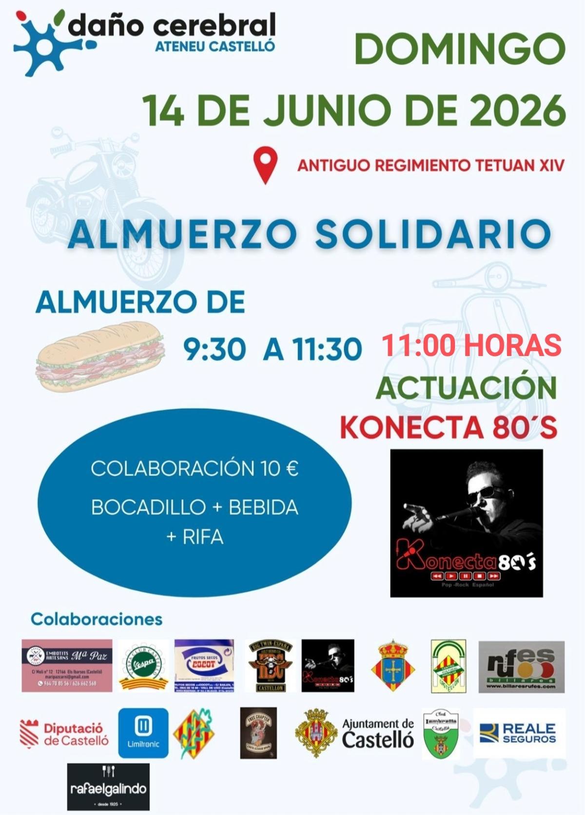 Almuerzo Solidario con Konecta 80's.