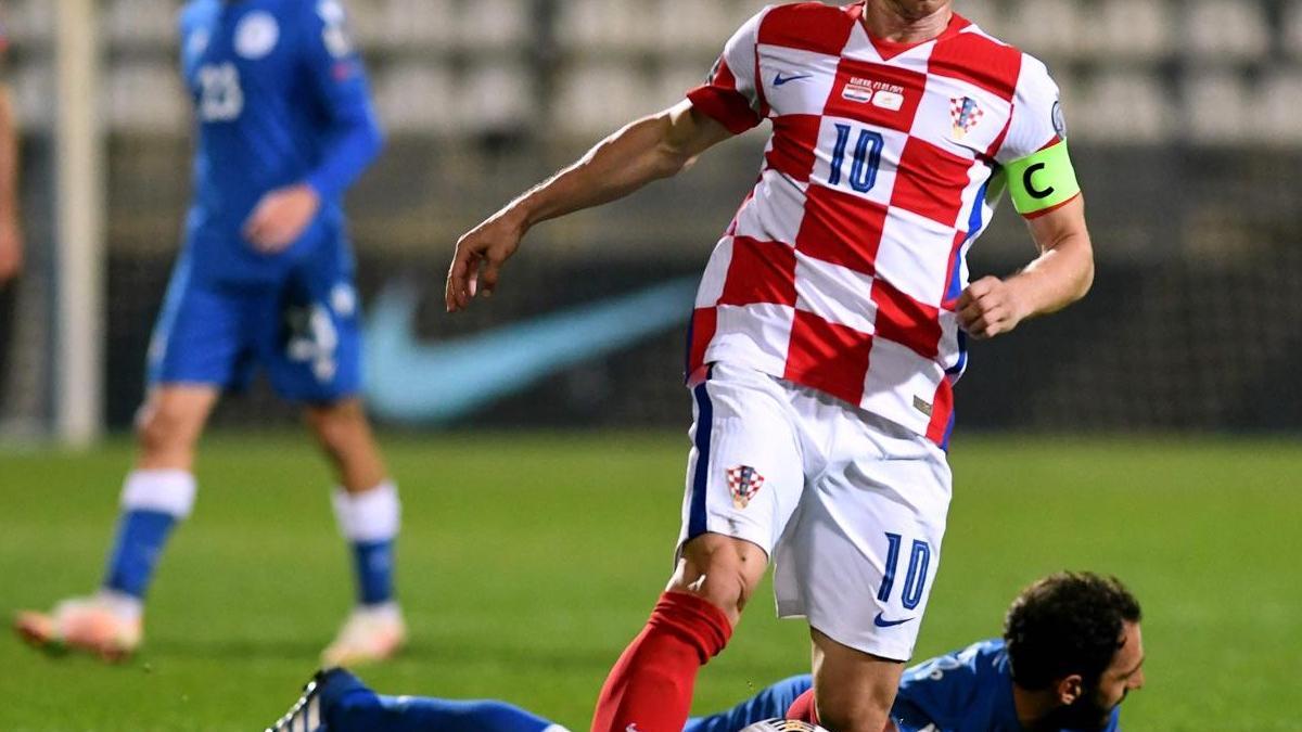 Luka Modric, durante el reciente partido contra Chipre