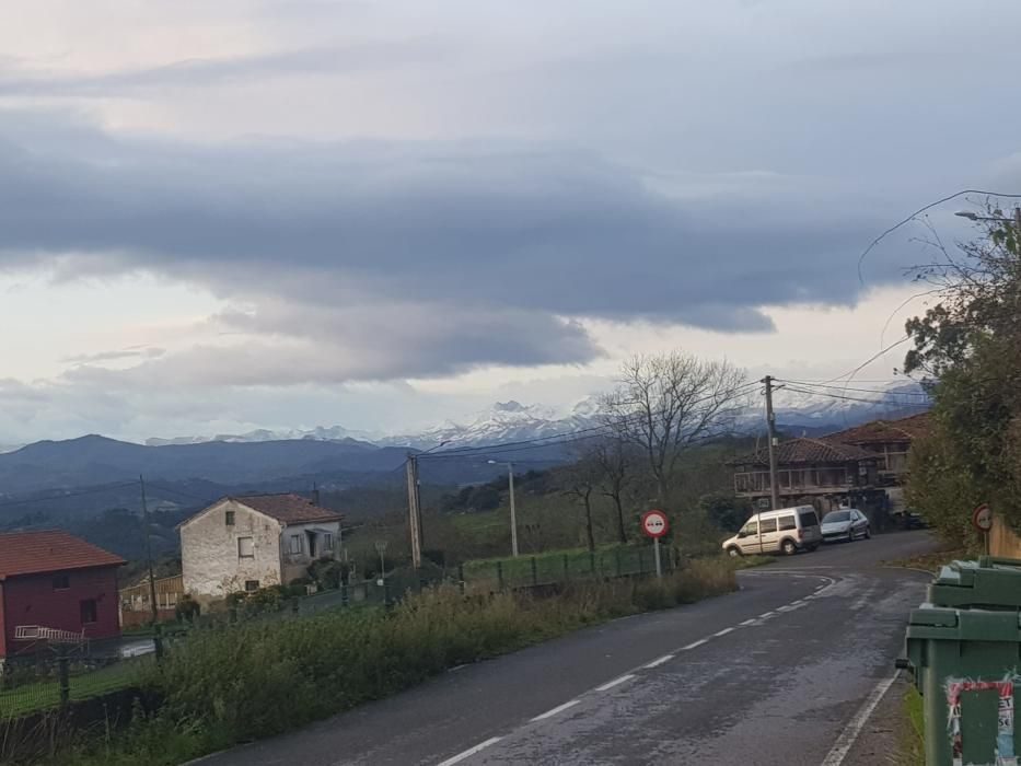 Las imágenes del temporal en Asturias