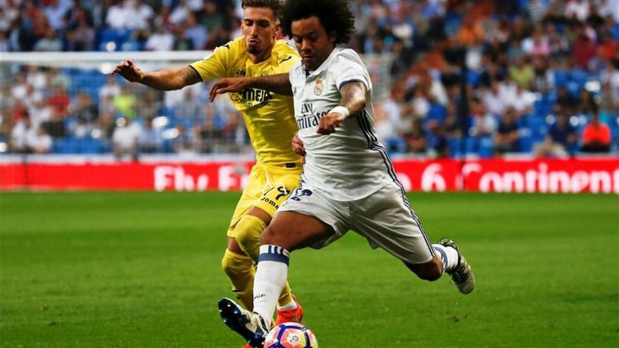 El Real Madrid empieza a pensar en el Eibar y Marcelo trabaja sobre el césped