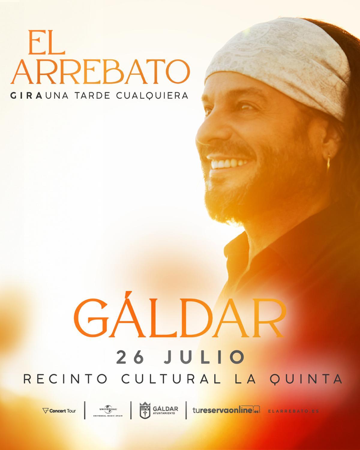 Cartel del concierto de El Arrebato