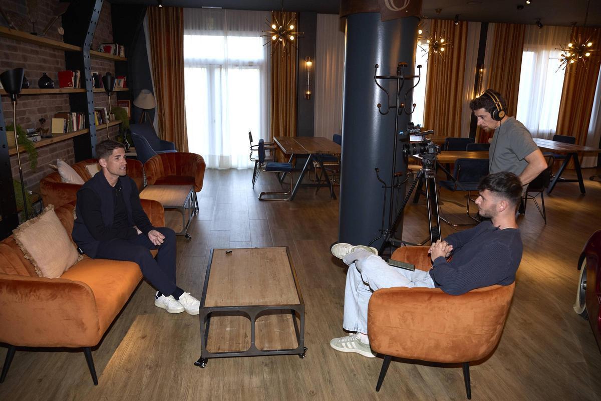 Robert Moreno, en la charla con SPORT