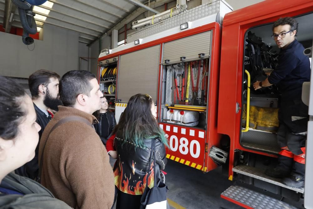 Jornadas de puertas abiertas en Bomberos de Gijón