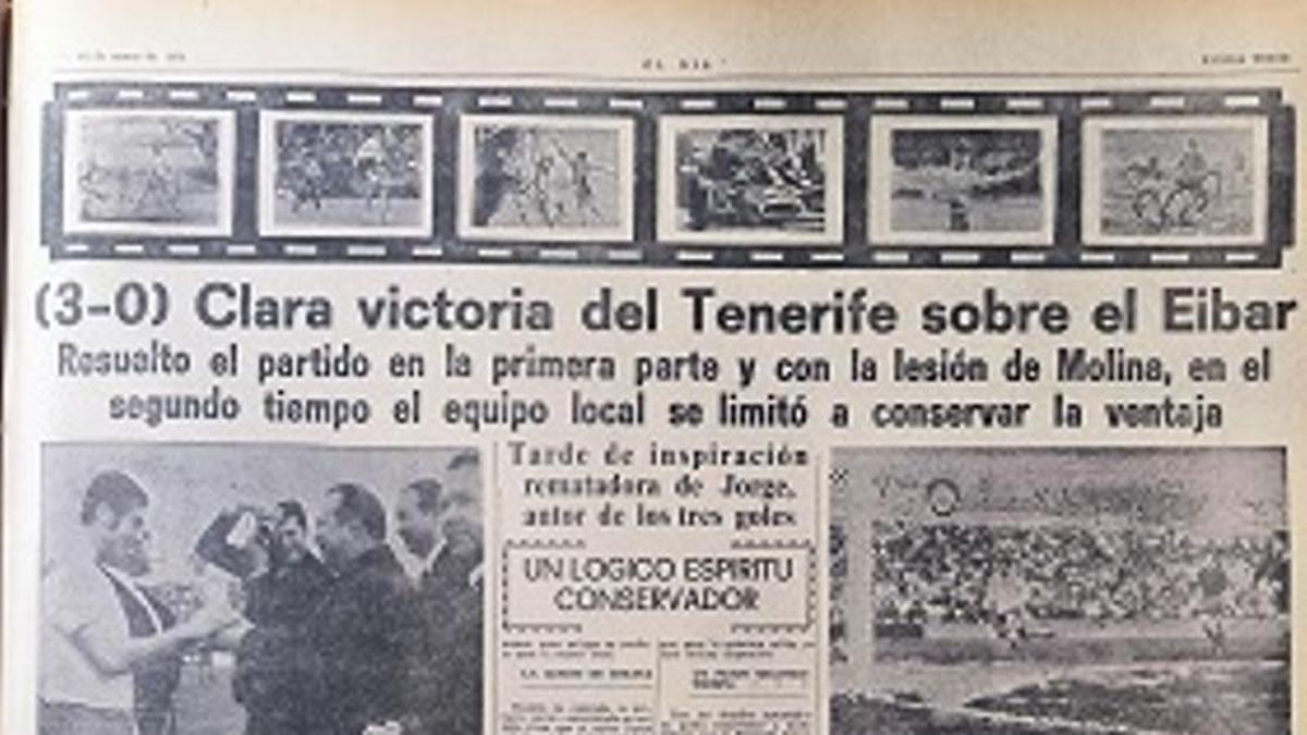 Crónica del primer Tenerife-Eibar.