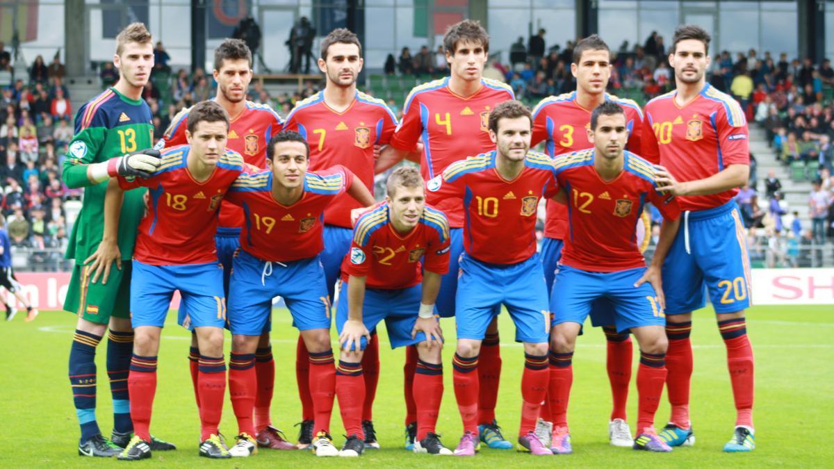XI titular de la Selección Sub-21 en el año 2011