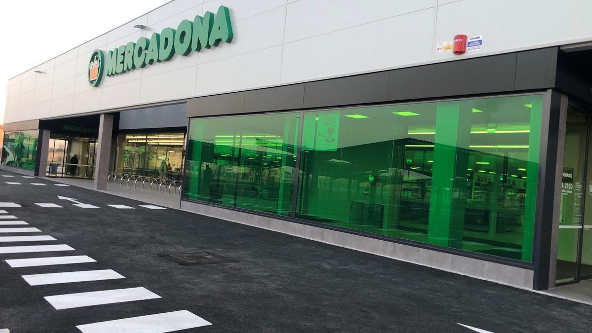 Mercadona, exterior de una de sus tiendas.