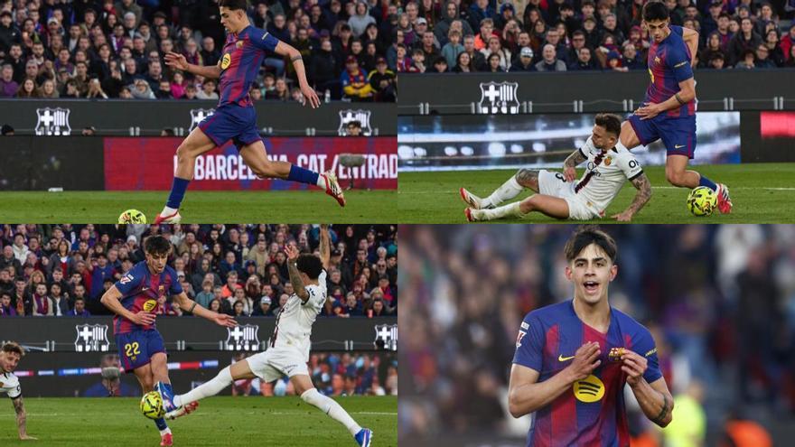 El primer gol de Marc Bernal en el Camp Nou