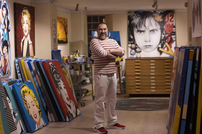 Estudio del artista Antonio de Felipe