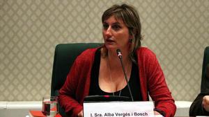 Alba Vergés, presidenta de la comisión de investigación sobre la ’operación Cataluña’.