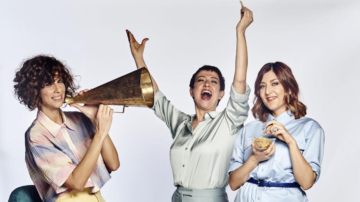 Cristina Teva, María Guerra y Pepa Blanes