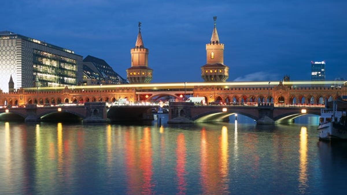 Vista del Puente de Oberbaum.