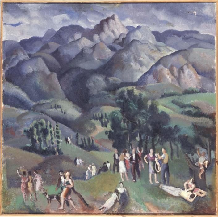 Paisaje, de Roberto Fernández Balbuena. Museo Nacional Centro de Arte Reina Sofía.