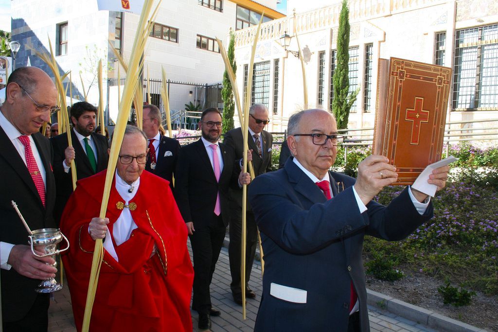 Bendición de las palmas del Paso Blanco en Lorca