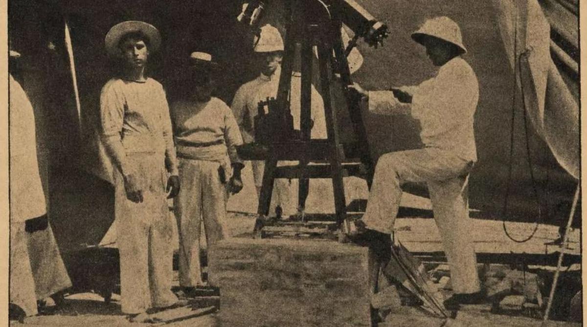 Schon 1905 reisten Wissenschaftler zur Beobachtung der Sonnenfinsternis nach Mallorca
