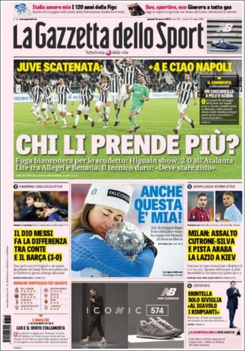 Portadas deportivas prensa