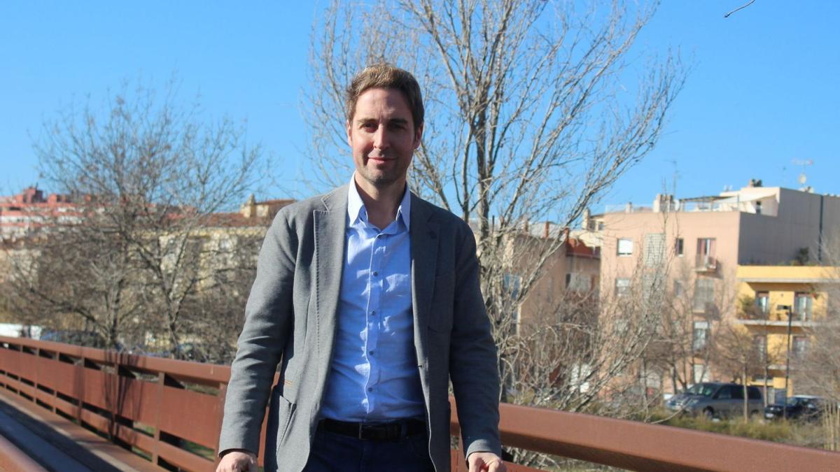 Jordi Masquef, al Parc de les Aigües de Figueres.  | SANTI COLL