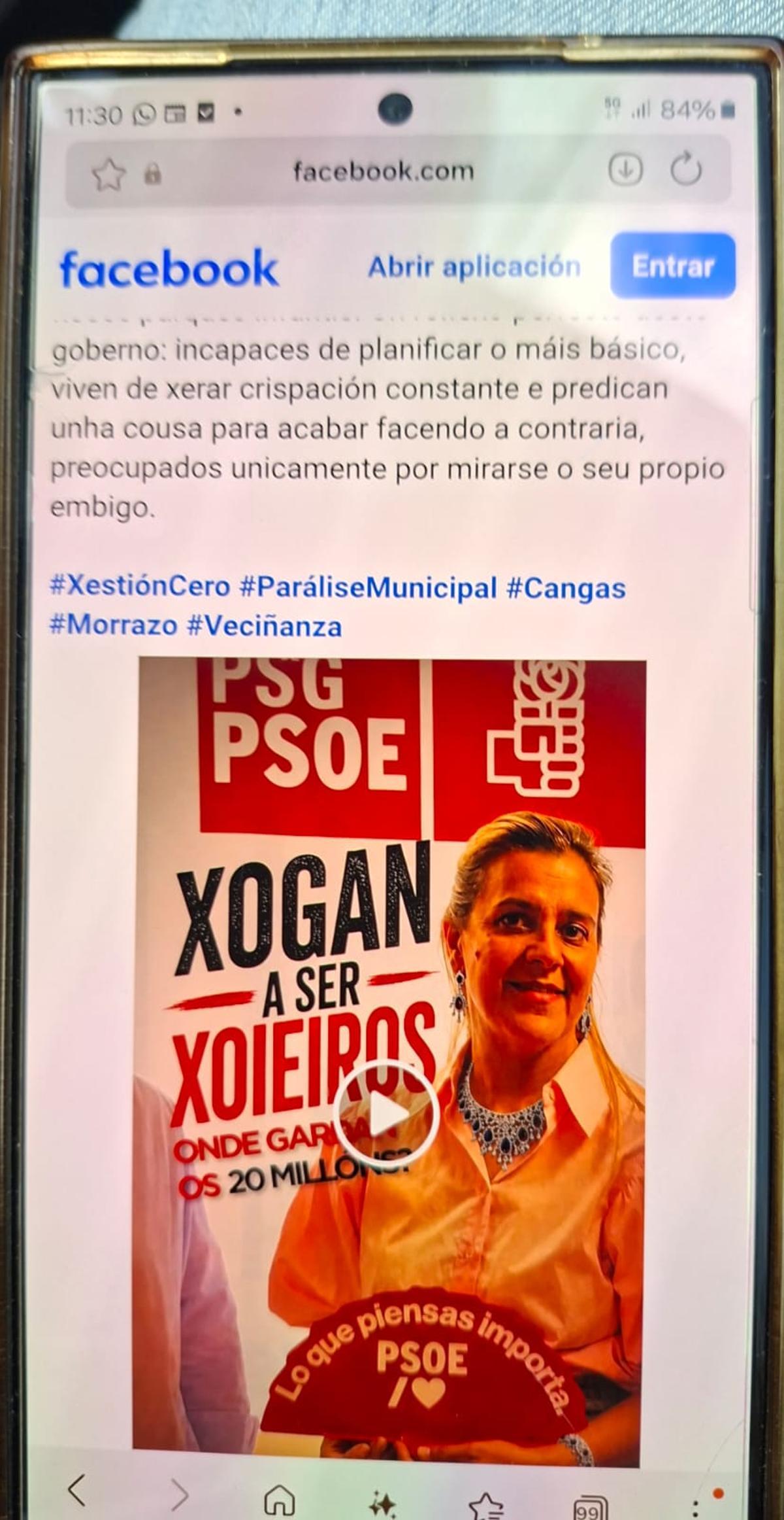 La polémica crítica seguía esta mañana en las redes sociales del PP.