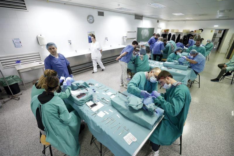 Curso de operaciones de nariz en la Facultad de Medicina