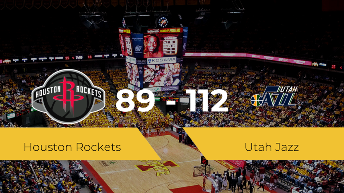 Triunfo de Utah Jazz ante Houston Rockets por 89-112