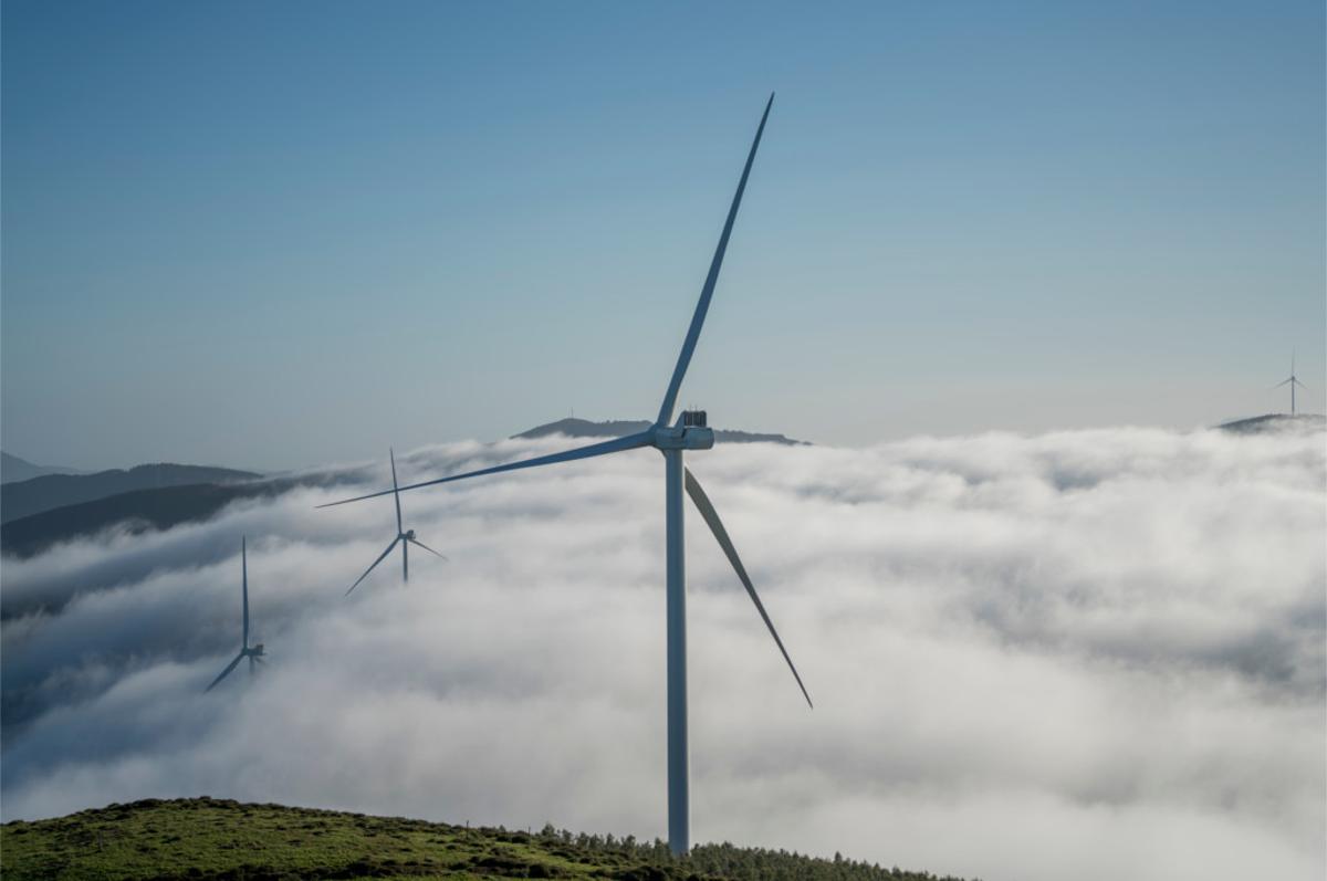 Parque eólico A Pastoriza de Norvento.