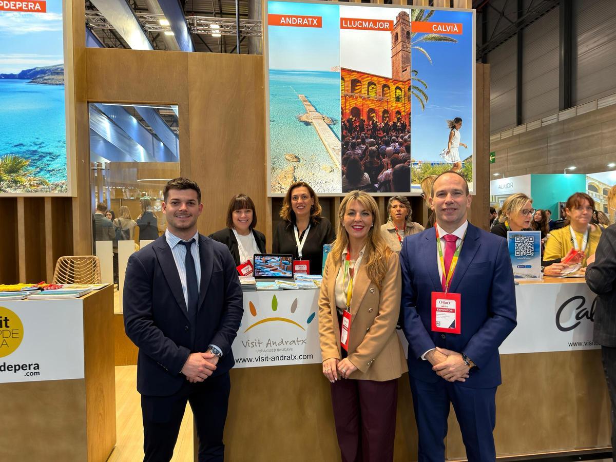 La delegación andritxola en Fitur.