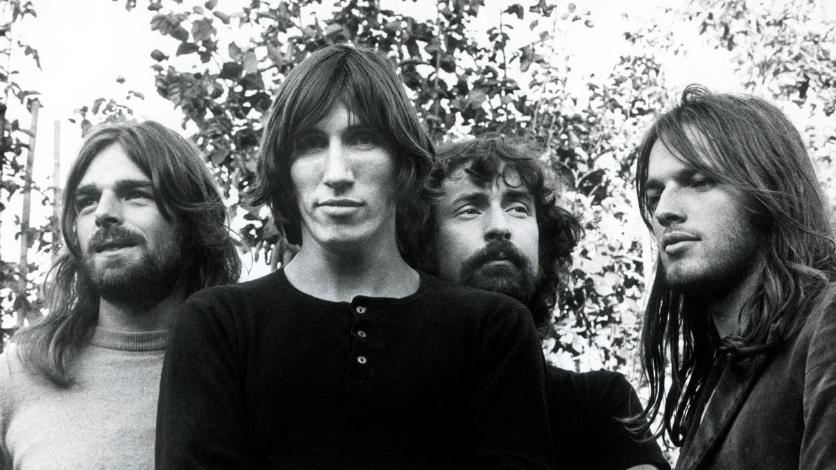 Los miembros de Pink Floyd, en 1973. De izda. a dcha., Richard Wright, Roger Waters, Nick Mason y David Gilmour.