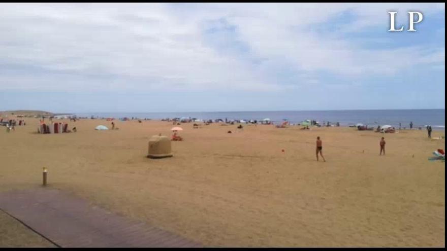 Desescalada en Canarias| Primer domingo de la fase 2 en Playa del Inglés