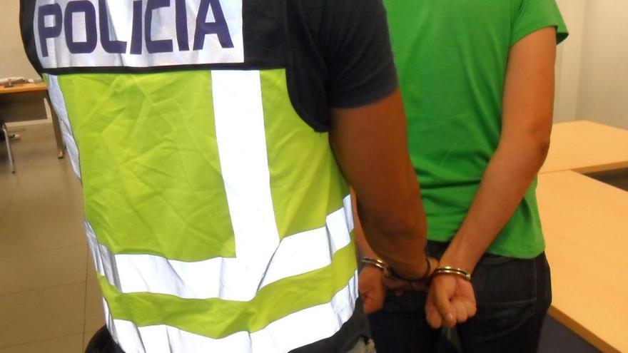 Uno de los detenidos, en una foto facilitada por la Policía.