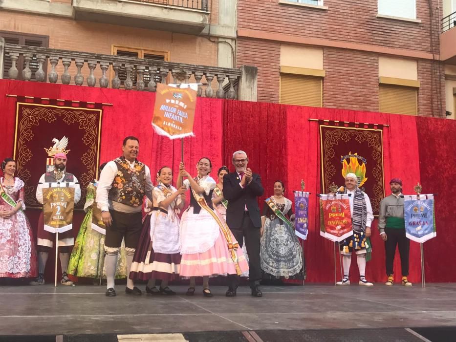 Premios falleros 2019 en Alboraia