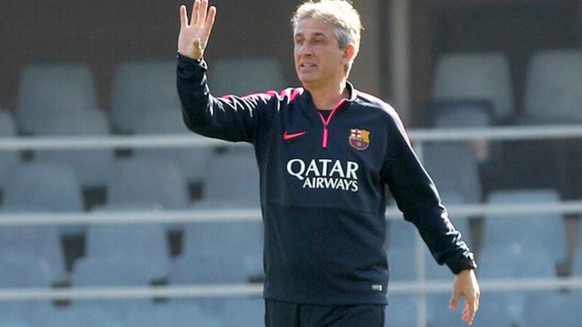 Jordi Vinyals, entrenador del Barcelona B