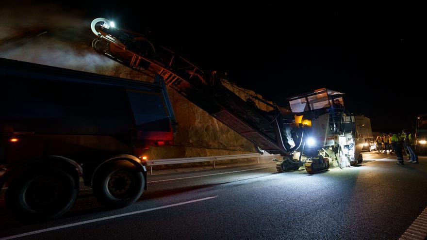 These are the resurfacing works of the TF-1 during the next week