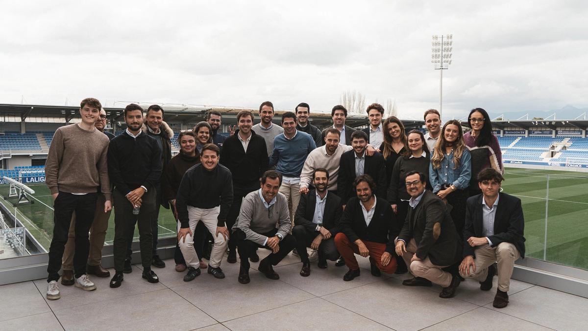 Los accionistas reciben a la Oficina de Clubes de LaLiga, este miércoles.