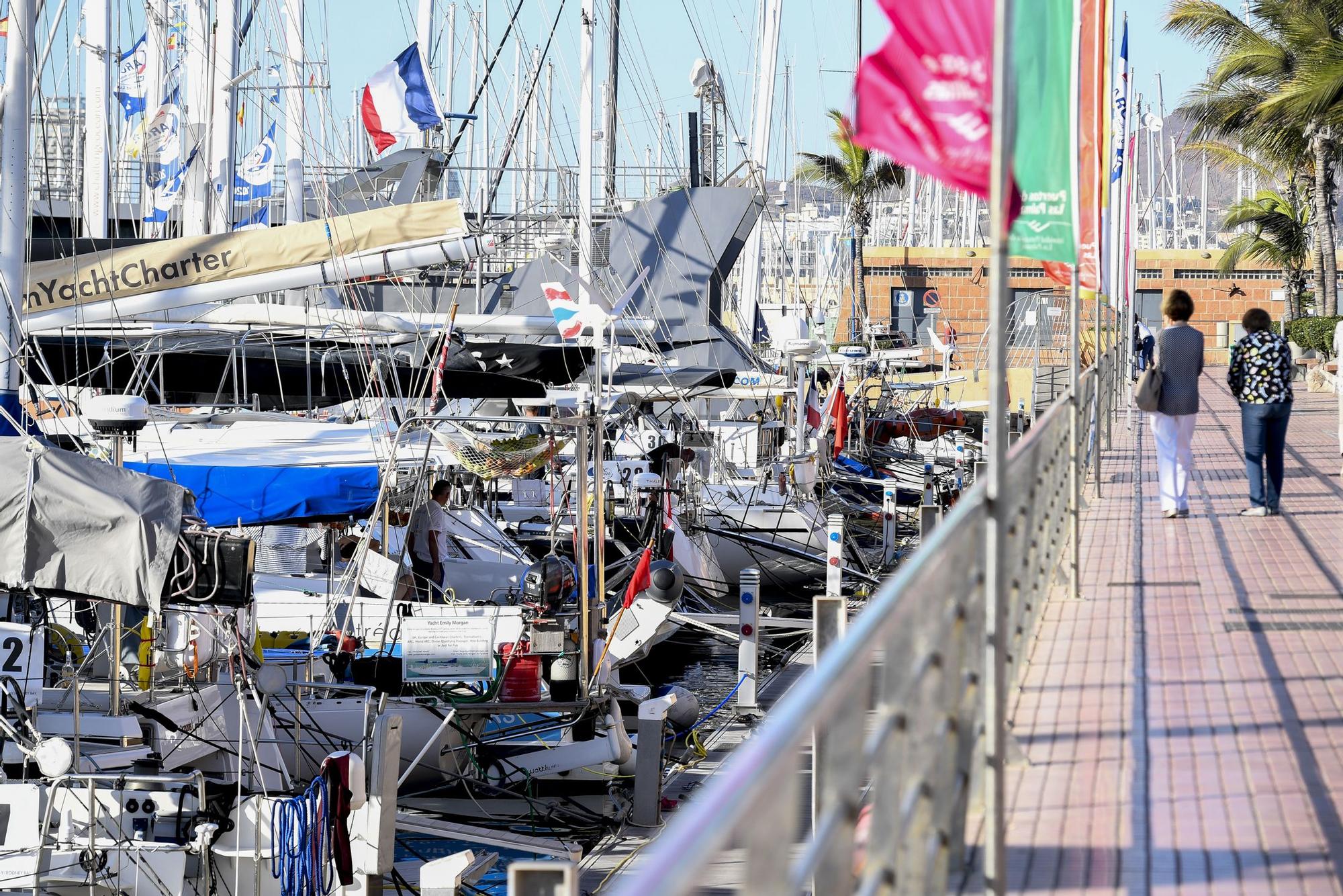 Las naves de la regata ARC se preparan para partir