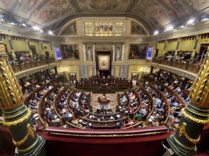 Panorámica del Congreso de los Diputados.