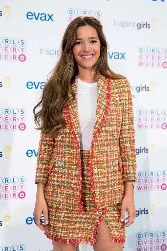 Malena Costa en una presentación de Evax