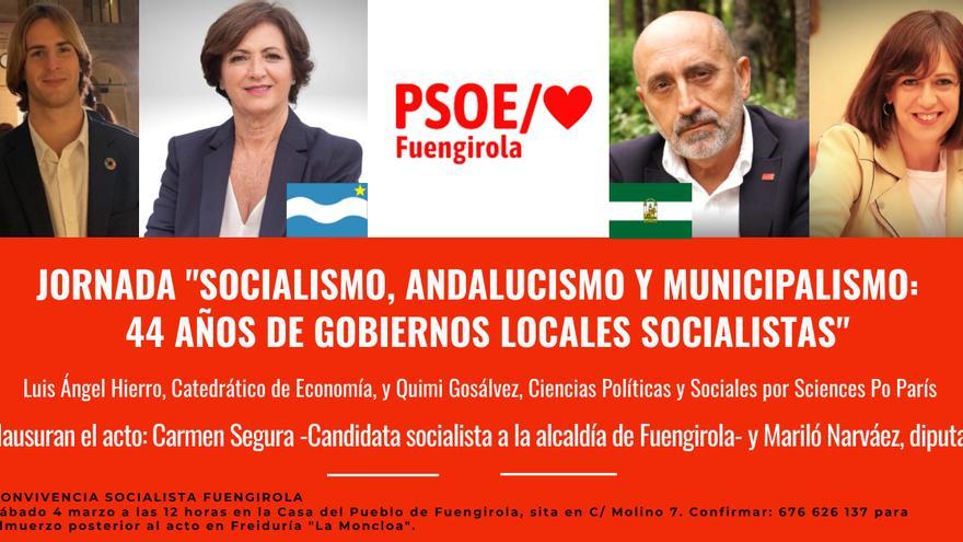 Diversas corrientes del PSOE se citan el 4 de marzo en Fuengirola