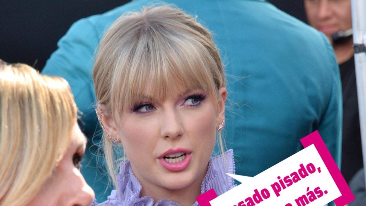 Taylor Swift enfadada: &quot;Pasado pisado, y no digo más&quot;.