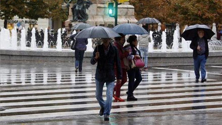 Precipitaciones débiles en el tercio norte y dispersas en la Ibérica