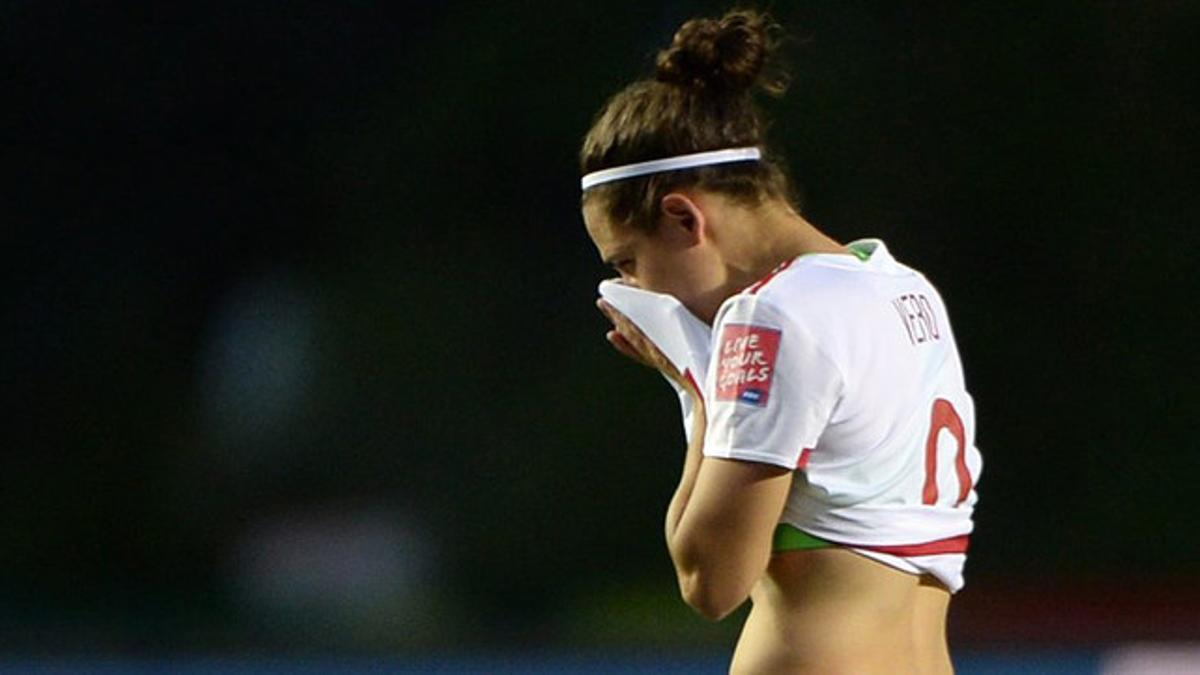 Vero Boquete, capitana de la selección femenina de fútbol, tras perder ante Corea del Sur y despedirse del Mundial de Canadá